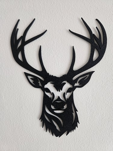 Deer head wall art - wall,