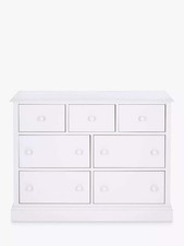 Laura Ashley Ashwell 7 Drawer Chest, White