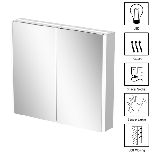 Luxury bathroom mirror - mirror, cabinet