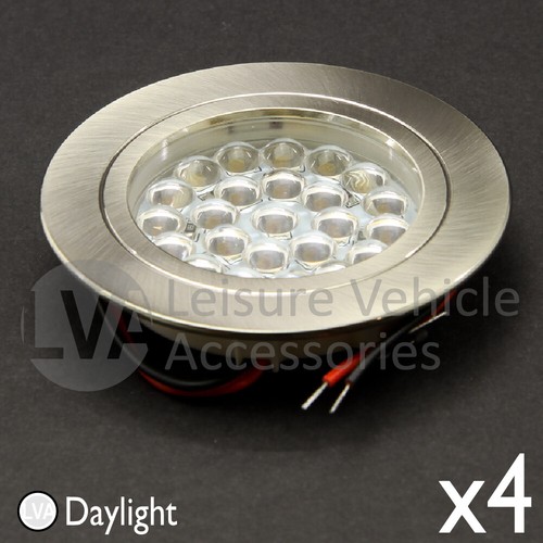 Led 12v daylight nickel - dc,