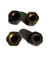 AUSTIN J40 PEDAL ORIGINAL BRASS WHEEL NUTS