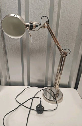 Ikea forså desk lamp chrome - ikea,
