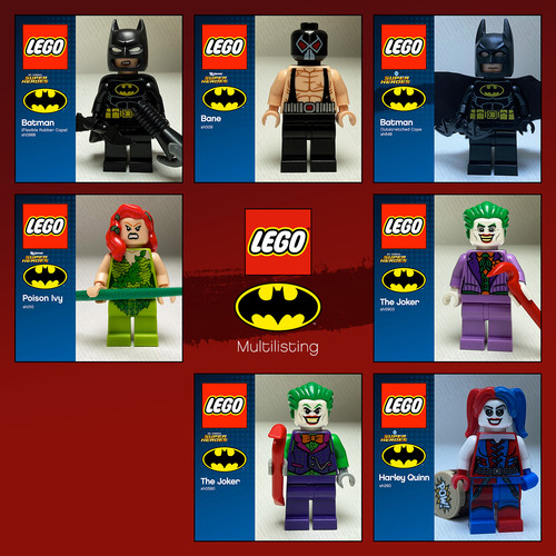 Lego batman minifigures - lego,