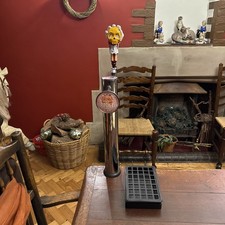 RARE Chrome ‘BEAVERTOWN BLOODY ‘ELL ’ Beer Pump/font/tap mancave pub 