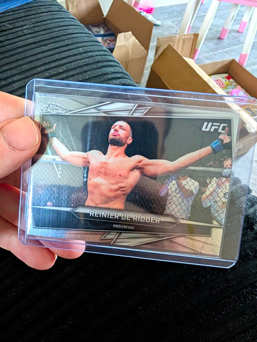Topps chrome ufc reinier - chrome,
