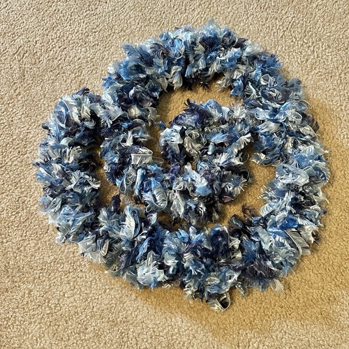 Ruffled knit eyelash - knit, yarn