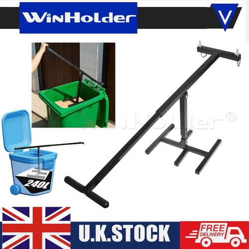 Wheelie bin compactor press - wheelie,