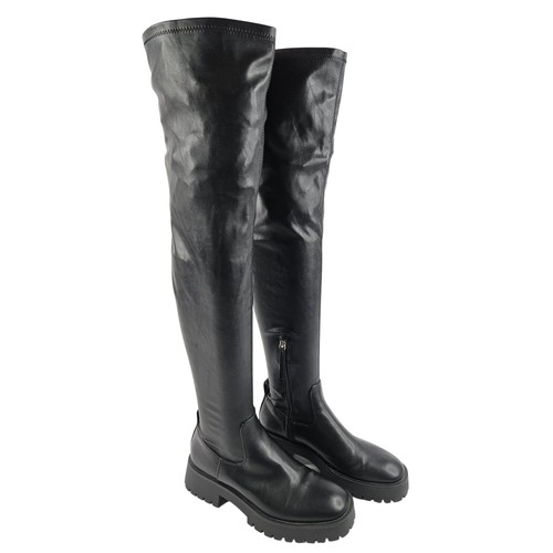 Zara black over the knee - over,