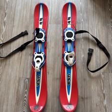 Vintage K2 Big Air US Snow blades Bigfoot 31" Short Skis & Bindings 9/080 102258