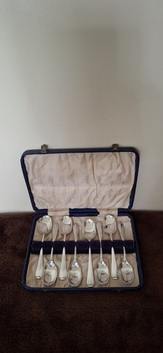 Silver plated teaspoon set - set, in