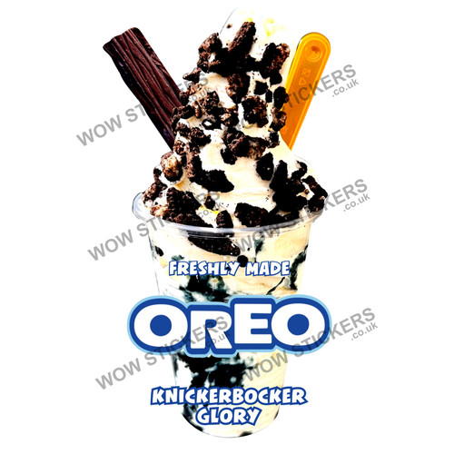 Ice cream van - sticker, oreo