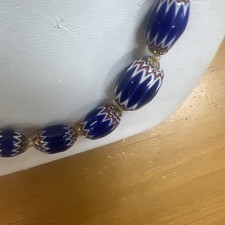 Vintage Venetian Blue Chevron