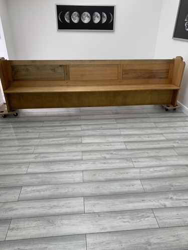 Traditional vintage church pew - traditional,