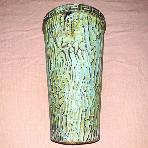 Metal vtg umbrella stand - metal,