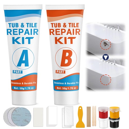Waterproof tile bath repair - tile,