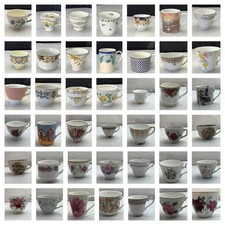 VINTAGE CHINA TEA CUPS  -