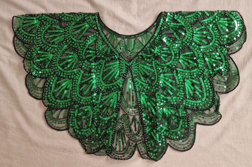 Green evening cape - evening,