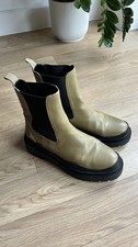 Track Sole Khaki Ankle Boots