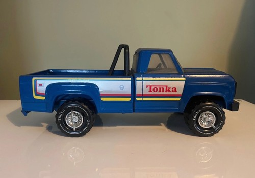 1970s vintage blue large - large, tonka