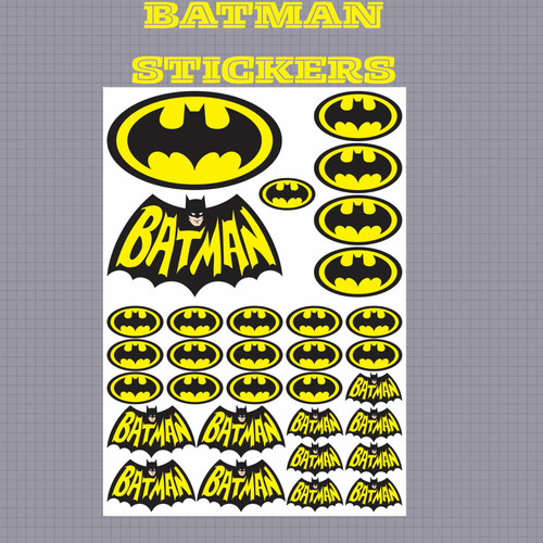 Batman stickers 32 - -,