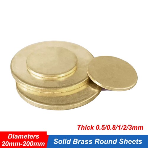 Solid brass discs blanks metal - solid,
