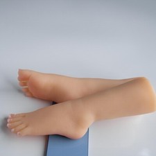 Top Quality Silicone Cute Calf Feet Mannequin Display Art Sketch/Shooting 1 Pair