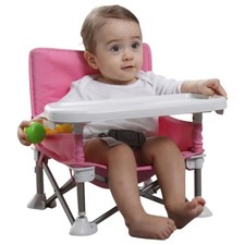 Travel Booster Seat Compact Folding High Chair Children's Baby Travel Armchair