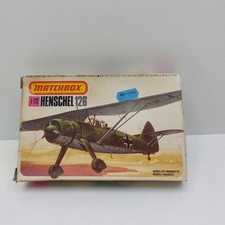 1/72 Matchbox PK-26 Model Airplane Henschel 126