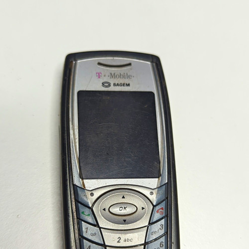 Sagem silver black bar - silver/black, mobile