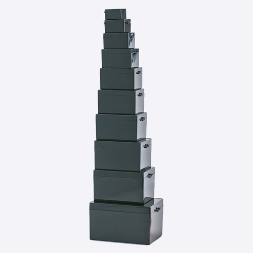 Black small plastic storage - small,