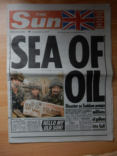 The sun gulf - 26/01/91, war