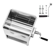 Uimoso Manual Meat Mixer Fixed Tank for Sausage and Meat Mixing