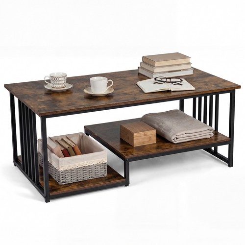 Costway faux marble coffee - costway,