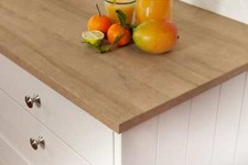Sherwood Oak Luxury Laminate Worktops, Textured Matt, Square Edged 39mm thick