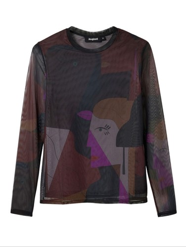 Desigual lacroix sheer mesh - lacroix,