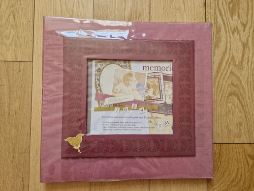 Large vintage scrap book - vintage,