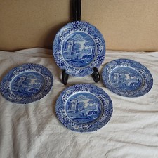 4 x Spode Blue Italian Side