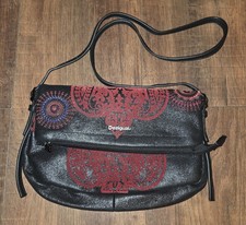 Desigual Handbag Black Faux Leather Shoulder Bag