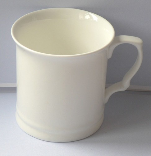 White fine bone china - , tankard