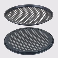 2x Pizza Tray Large Non-Stick