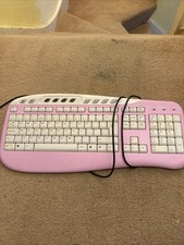 Pink Saitek Keyboard