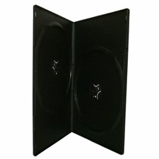 15 x 9mm Black Double DVD Case