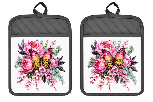 Butterfly peonies leopard - butterfly,