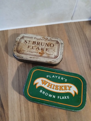 Vintage tobacco tins - vintage,