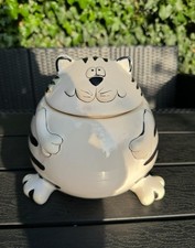 Large Porcelain Cat Storage