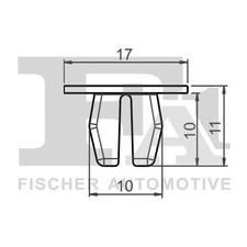 2x ✅Fits FISCHER 77-60002.25 Clip, trim/protection strip   ⭐UK Seller⭐