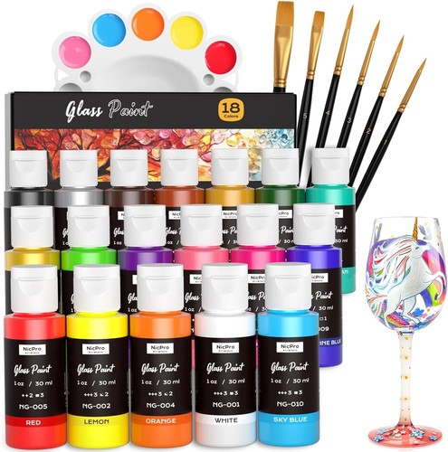 Nicpro colors stained glass - 18,