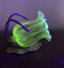 Victorian Vaseline Glass