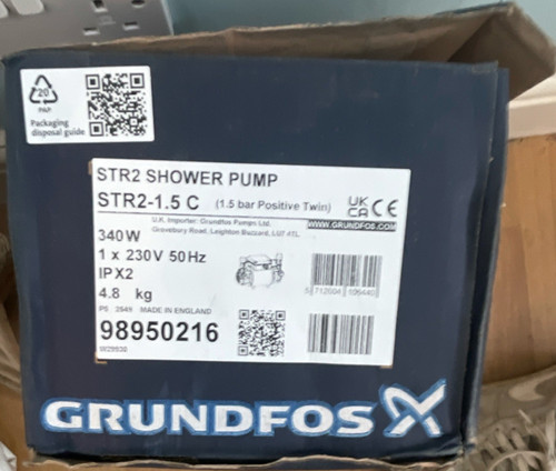 Grundfos str2 c shower - str2-1.5,