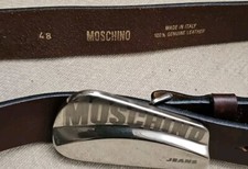 Moschino Unisex Logo Belt